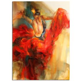 Oil Painting Wall Art Contemporary Dancing Women - 90x120cm