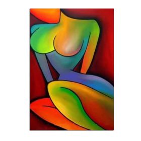 Modern Abstract Portrait Figure Wall Art Oil Painting - 50x70cm