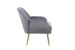 Modern Chair velvet Sherpa Armchair.