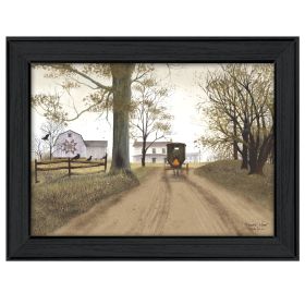 "Headin' Home" By Billy Jacobs, Printed Wall Art, Black Frame