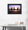 "Teamwork" By Trendy Decor4U, Printed Wall Art, Black Frame