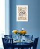 "Sit Long, Talk Much" by Artisan Trendy Decor 4U,  Print, White Frame