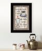 "Everyday Starts with Coffee" By Trendy Decor 4U, Print, Black Frame