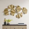 Faye Gold Foil Metal Ginkgo Leaf Wall Decor