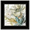 "Sea glass Garden II" By JG Studios, Print, Black Frame