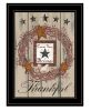 "Count your Blessings" by Artisan Linda Spivery, Print, Black Frame