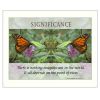 "Significance" By Trendy Decor4U, Printed Wall Art, Ready To Hang Framed Poster, White Frame