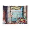 Window Venice Wall Tapestry Vintage Oil Painting; 29x39 inch