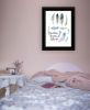 "Breathing Dreams Like Air" by Seven Trees Design Print, Black Frame