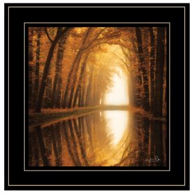 "Lochem Reflections" by Martin Podt Print, Black Frame