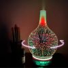 Glass Vase Humidifier with 7 Color Led Lights /Aroma Essential Oil Diffuser