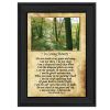 "In Loving Memory" By Trendy Decor4U, Printed Wall Art, Black Frame