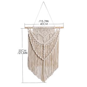 Bohemian Macrame Braided Tassel Woven Wall Hanging Ornament