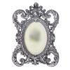 Retro Sculpture Photo Frame Silver 4x6