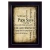 "Papa Says" By Susan Ball, Printed Wall Art, Black Frame