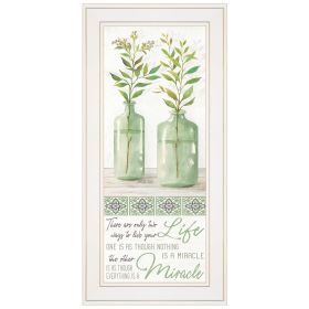 "Live Your Life" by Cindy Jacobs Print, White Frame