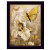 "Flowers & Butterflies I" By Ed Wargo, Framed Print, Black Frame