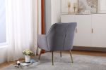 Modern Chair velvet Sherpa Armchair.