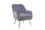 Modern Chair velvet Sherpa Armchair.