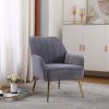 Modern Chair velvet Sherpa Armchair.