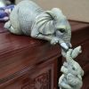 Desktop Decor; Elephant Shape Ornament Craftwork Decor