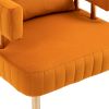 COOLMORE Accent Chair Gold, with Golden feet