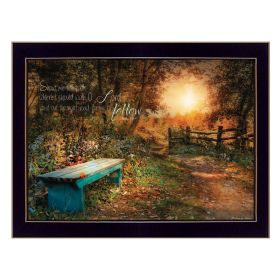 "Show Me the Path" by Robin-Lee Vieira Framed Print, Black Frame