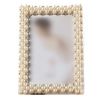 Handmade ABS Bead and Rhinestone  4x6 Picture Frame