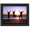 "Teamwork" By Trendy Decor4U, Printed Wall Art, Black Frame