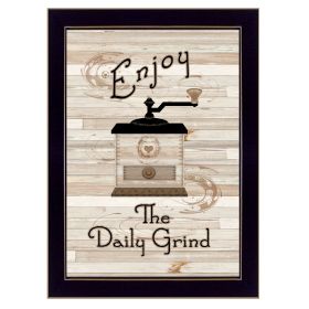 "The Daily Grind" by Millwork Engineering, Framed Print, Black