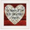 "Measure of Love" by Cindy Jacobs, Framed Print, White Frame