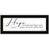 "Hope" by Lori Deiter, Framed Print, Black Frame