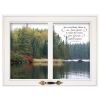 "To Everything There is a Season" by Kim Norlien Print, White Window-Style Frame