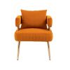 COOLMORE Accent Chair Gold, with Golden feet