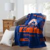 METS OFFICIAL MLB Raschel Throw Blanket; 60" x 80"