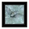 "Simplicity Owl" by Britt Hallowell, Print, White Frame