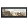 "Peace On Earth" By John Rossini, Printed Wall Art, Black Frame