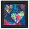 "Hearts" by Lisa Morales Framed Print, Black Frame