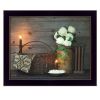 "White Flowers" by Susan Boyer, Framed Print, Black Frame