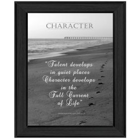 "Character" By Trendy Decor, Printed Wall Art, Framed Poster, Black (Color: as Pic)