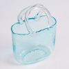 Creative Transparent glass handbag fish tank vase