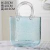 Creative Transparent glass handbag fish tank vase