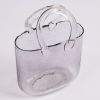 Creative Transparent glass handbag fish tank vase