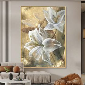 Hand Painted Oil Paintings Contemporary  Flowers on Canvas150 x 220cm (size: 150X220cm)