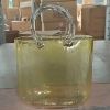 Creative Transparent glass handbag fish tank vase