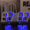 3D LED Digital Clock; For Home Decor