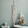 Black Moon Dream Catcher; Hanging Wall Decor