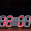 3D LED Digital Clock; For Home Decor