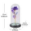 Artificial Flower Rose Light Up In A Dome Gift