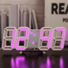 3D LED Digital Clock; For Home Decor